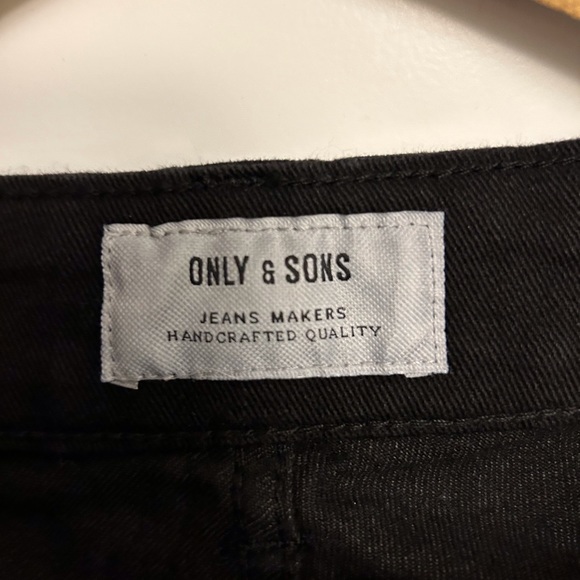 Only & Sons men’s skinny Jean in black distressed NWT - Picture 9 of 9